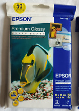 EPSON PREMIUM GLOSSY PHOTO PAPER 6x4" (15x10cm) 50 SHTS. S041729 -  NEW