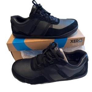 Xero Schuhe Kelso US Größe 14 Herren ALL BLACK Zero Drop Barfuß Leder Sneaker Neu im Karton - Bild 1 von 10