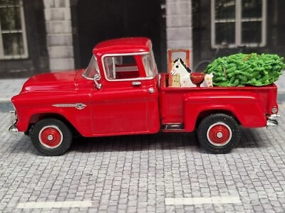 MATCHBOX 1/43 - CHEVROLET 3100 PICKUP 1955 - CHRISTMAS - Immagine 1 di 4