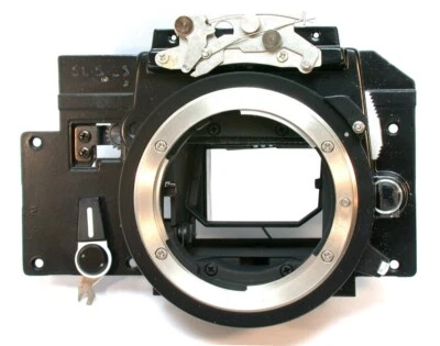 Conjunto de caja de espejo/placa frontal Nikkormat FT2. (Negro) Parte # 31F3B-906-NEGRO - Nuevo Foto 1 de 4
