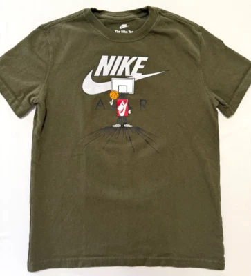 Camiseta Nike Air 2023 Jóvenes Niños Mediana Baloncesto Verde Gráfico Camiseta DX9527-325 Foto 1 de 4