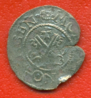 Riga Free City Schilling 1569 Poland Latvia Livonia War Germany 291 - Image 1 of 2