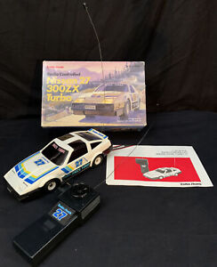 New In Box Vintage Radio Shack R/C Car Nissan 300 Zx 300zx Turbo White Untested