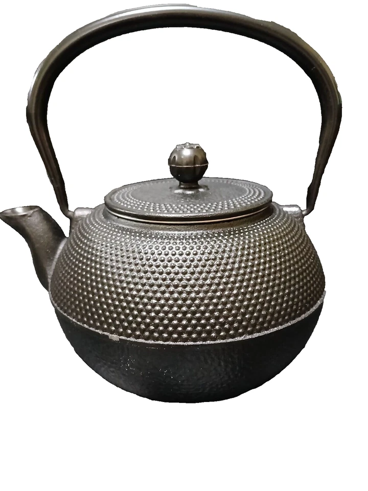 Tetera de hierro fundido martillado Primula 40 oz nueva sin caja tapa con colador Foto 1 de 4