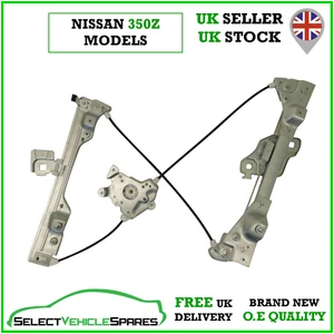 NEW DRIVERS SIDE FRONT RIGHT WINDOW REGULATOR FOR NISSAN 350Z 2003-2009 - Picture 1 of 4