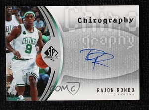 2006-07 SP Authentic Chirography Rajon Rondo #CH-RR Rookie Auto RC
