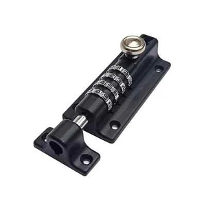 Verrou Pour à Visser Avec Cadenas, Verrou à Pousser, Captures, Acier Tiroir - Afbeelding 1 van 1