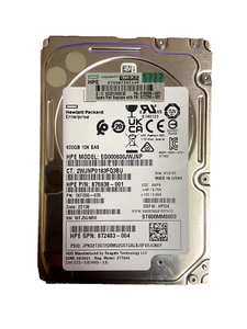 HP (Hewlett Packard) 2.5 SAS 600 GB hard drive EG000600JWJNP - Afbeelding 1 van 3