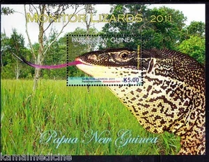 Papua New Guinea 2011 MNH MS, Monitor Lizards, Pet Reptiles (P6n) - Imagen 1 de 1