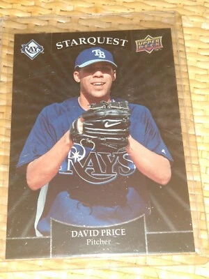 2009 UPPER DECK STARQUEST UNCOMMON BLUE DAVID PRICE #SQ37 RAYS DODGERS ROOKIE RC - Image 1 of 2