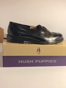 Hush Puppies Herren Halbschuhe mit Quasten, schwarz, 10W, neu im Karton - Bild 1 von 8