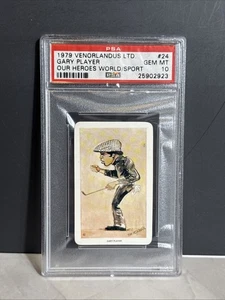 GARY PLAYER - 1979 Venorlandus Ltd. Our Heroes World of Sport #24 - PSA 10 - Picture 1 of 2