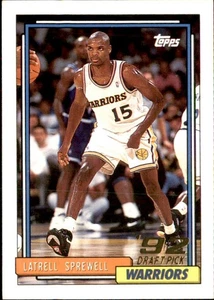 1992-93 Topps - Latrell Sprewell - Warriors #392 (RC) - Imagen 1 de 2