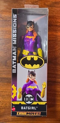 BATGIRL ( 12" )  ( 2018 ) BATMAN MISSIONS DC TRUEMOVES ACTION FIGURE ( MATTEL ) - Image 1 of 4