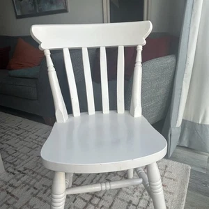 Set of 3 John Lewis - Farmhouse style kitchen / dining chairs - solid wood - Picture 1 of 9