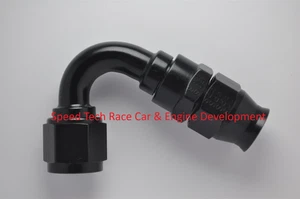 Fragola 681206-BL -6 AN 120 Degree Real Street PTFE, Black Hose End @ Speed Tech - Picture 1 of 1