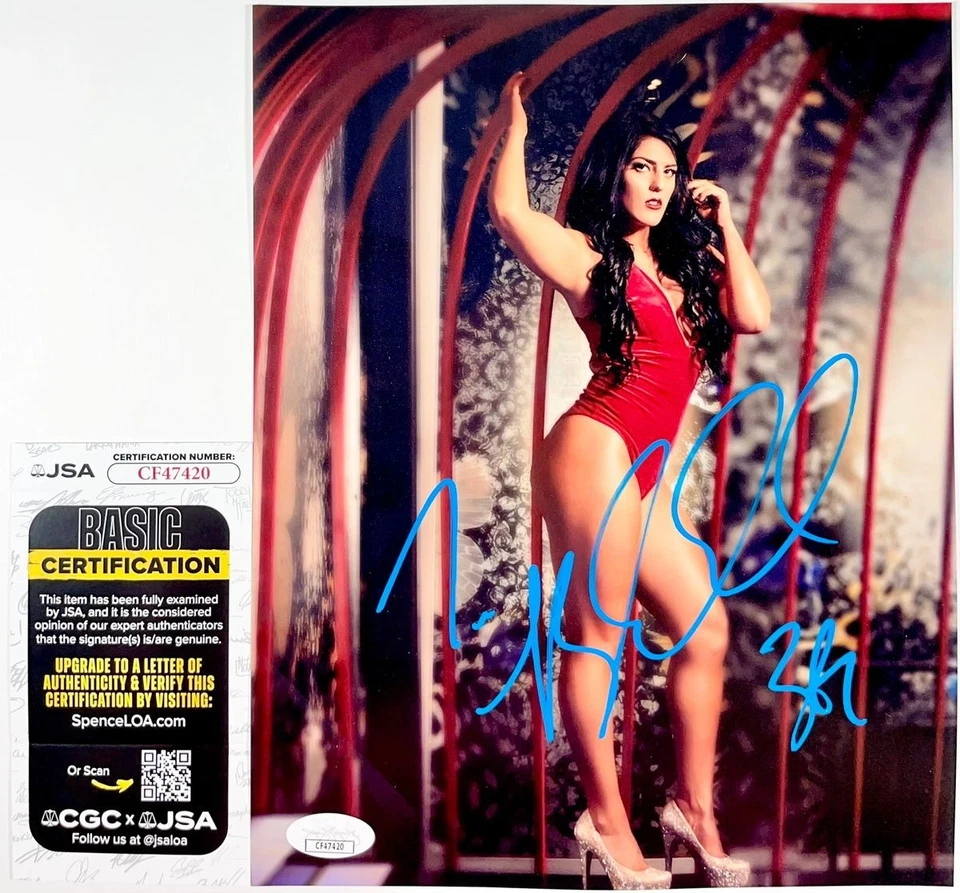 Фотография нокаут TNA Wrestling Тессы Бланшар с автографом 8x10 C сертификат подлинности JSA - Изображение 1 из 1