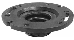 New C47420 Two Finger Flange, 4" x 2", Closet Repair Flange With Rubber Gasket, - Picture 1 of 1