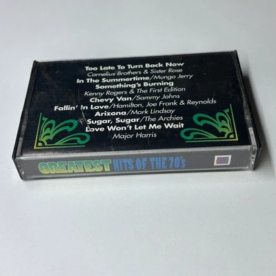 Greatest Hits of the 70's Cassette 1982 Metacom - Image 1 of 2