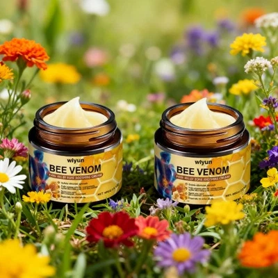 Crema de terapia ósea y articular veneno de abeja 2 piezas alivio óseo crema veneno de abeja Foto 1 de 4