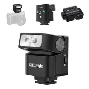MEDAlight F2S Mini Flash Light Speedlite for Ricoh Canon Sony Fuji Nikon Camera - Picture 1 of 13