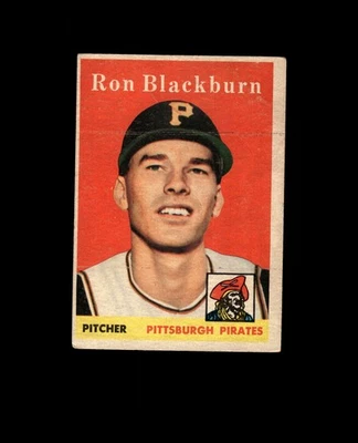 1958 Topps 459 Ron Blackburn RC VG #D1,516711 - Image 1 of 2