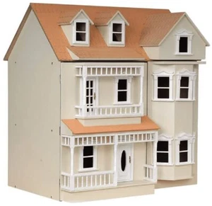 The Exmouth Dolls House Painted Flat Pack Kit 1:12 Scale - Picture 1 of 9