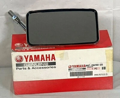 Espejo retrovisor izquierdo genuino Yamaha 90-00 Virago 535 OEM 4H7-26290-20 NUEVO DE STOCK NUEVO Foto 1 de 4