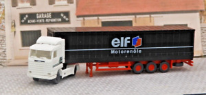 ROCO- camion SCANIA  semi  " ELF  "- en boite    N 1/160