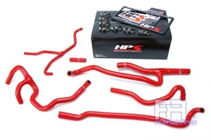Manguera calefactora de silicona reforzada HPS para Chevy 16-17 Camaro SS cupé 6,2 L V8 rojo - Imagen 1 de 2