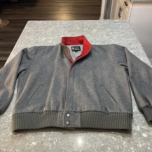 Mens Field and Stream Wool Blend Jacket Sz L Gray - Picture 1 of 8