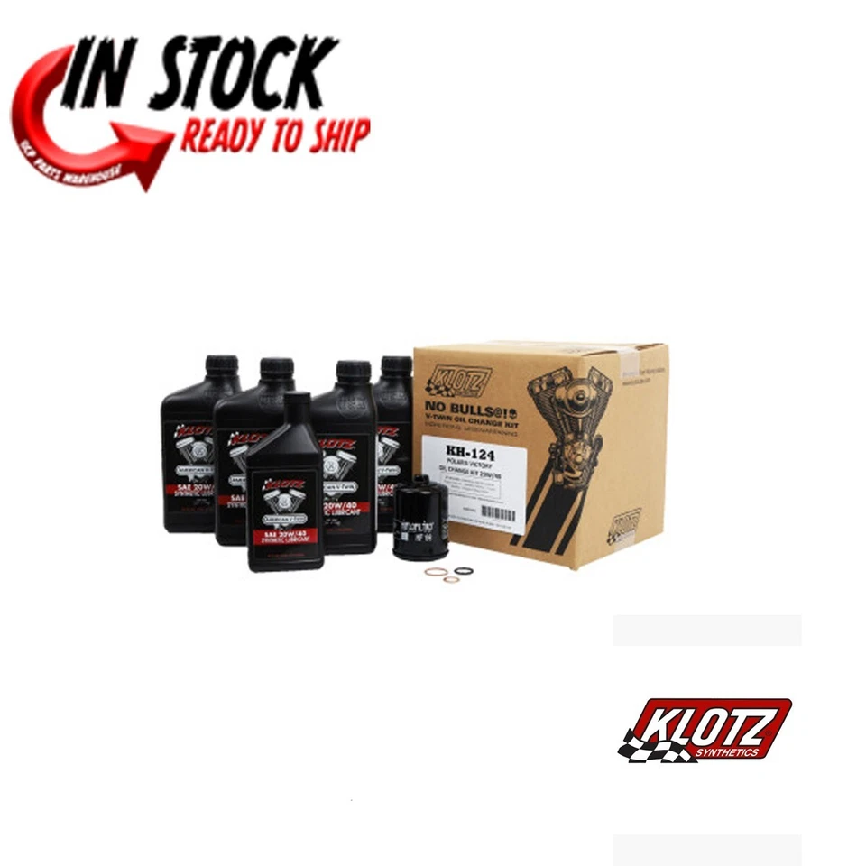KLOTZ OIL CHANGE KIT VICTORY SYNTHETIC 20W/40 KH-124 - Image 1 of 3