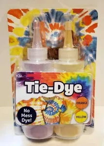 Tie Dye No Mess Dye Paquete de Dos Amarillo Naranja Horizon Group EE. UU. Ceniza de Soda Nuevo - Imagen 1 de 6