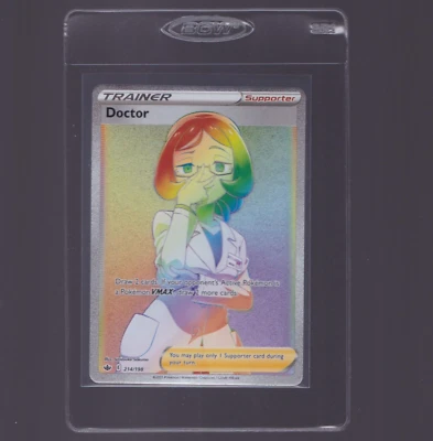 Doctor 214/198 Chilling Reign Full Art Secret Rare Holo Pokémon - Image 1 of 4