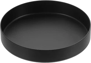 Stainless Steel Decorative Tray 5" round Serving Tray Metal Decorative Plate for - Picture 1 of 6