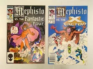 Mephisto VS #1 (VF) & 2 (FN) Marvel Comics 1987 Fantastic Four, X-Factor! - Picture 1 of 2
