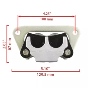 Front Left Right Brake Caliper w/ Disc for Polaris RZR S 800 / RZR 800 2010-2014 - Picture 1 of 5
