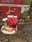 Dept 56 "GETTING READY FOR CHRISTMAS" Peanuts Village 808960 MIB Snoopy