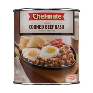 Chef-mate Corned Beef Hash Canned Food Canned Meat Potatoes 6.68 Pounds Textures - Picture 1 of 7