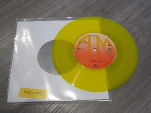 7" ltd edition record, yellow disc,Little Nell,fever,see you round like a record - Imagen 1 de 2