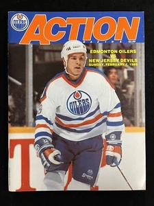 1988-89 EDMONTON OILERS NHL PROGRAMM vs NEW JERSEY DEVILS mit Karten - Bild 1 von 8
