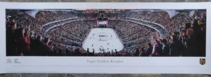 Vegas Golden Knights Panorama Poster T-Mobile Arena Inaugural Home Game NHL 2017 - Picture 1 of 5