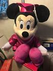 MINNIE MOUSE Graduation Gift Plush Doll KCare Disney Pink Gown Stuffed Animal 8”