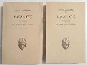 LESAGE GIL BLAS DE SANTILLANE COMPLETE in 2 VOLUMES Ed. LES BELLES LETTRES 1935 - Picture 1 of 2