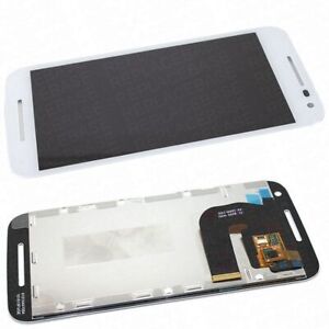 LCD Screen For Motorola Moto G 3rd Gen White Replacement Touch Glass Assembly UK