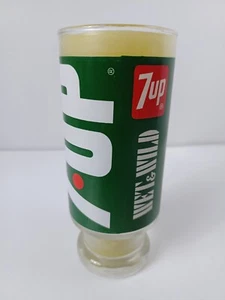 7 UP The Uncola "Wet and Wild" Beverage Glass Wax Candle (1970s/1980s) - Picture 1 of 7