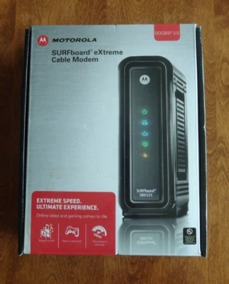 Motorola SURFboard eXtreme Cable Modem SB6121 DOCSIS 3.0 Works Excellent - Image 1 of 4