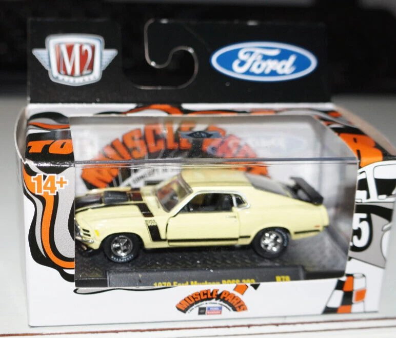 M2 1/64 1970 Ford Mustang Boss 302 Diecast Model Toy Car Limited Edition New - Image 1 of 1