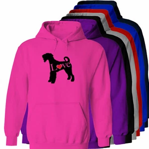 Love Dog Airedale Terrier Unisex Herren Hoodie Pullover Bingley Waterside Hundeliebhaber - Bild 1 von 15