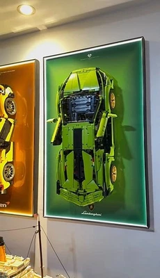31.5" LED Display wall mount frame for LEGO 42115 Lamborghini Sián FKP 37 (A) - Image 1 of 4